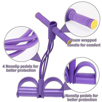 Wallydeals-premium Yoga Pedal Puller Resistance Band Fitness Equipment