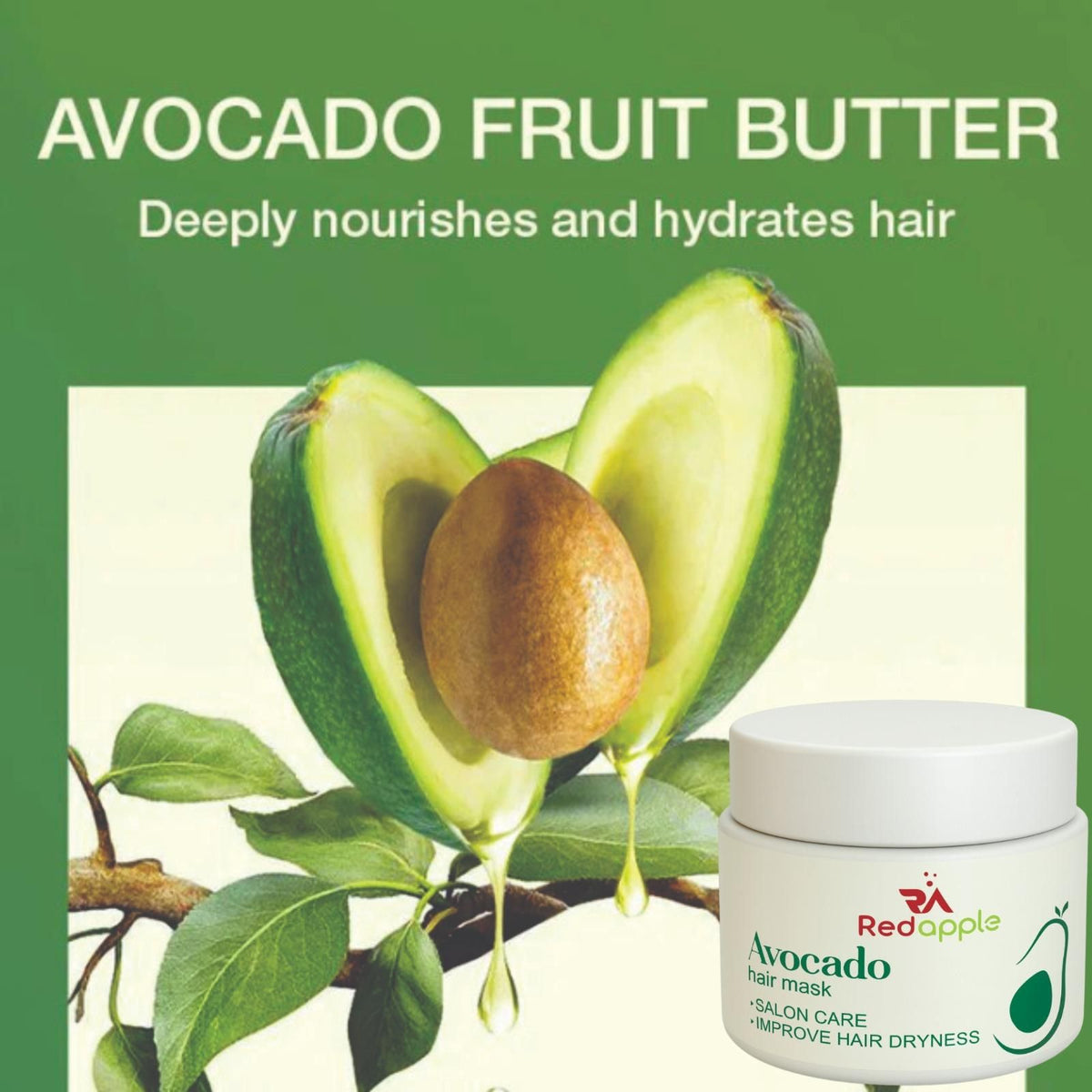 Wallydeals-premium Avocado natural unisex Hair Mask (Pack of 2)